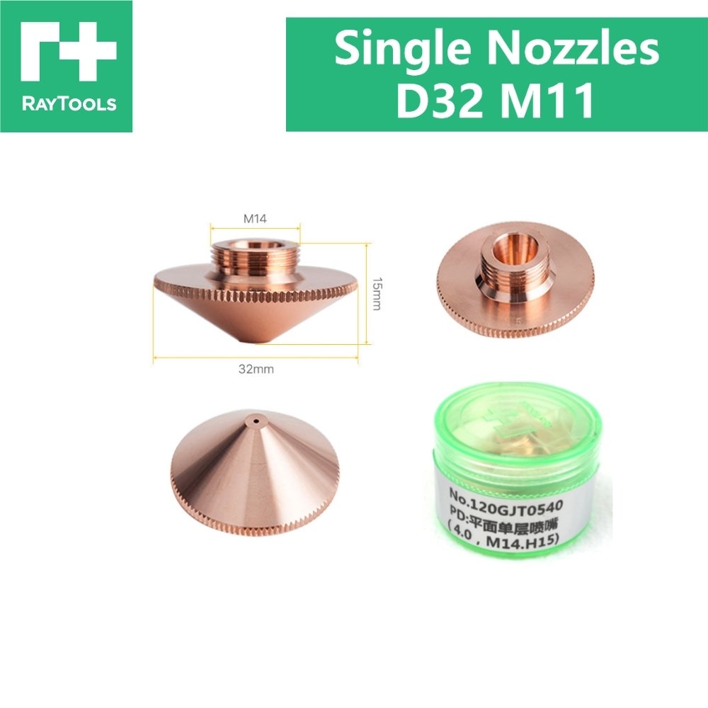 Raytools Original Standard Single/Double Layer Nozzle D32 M14