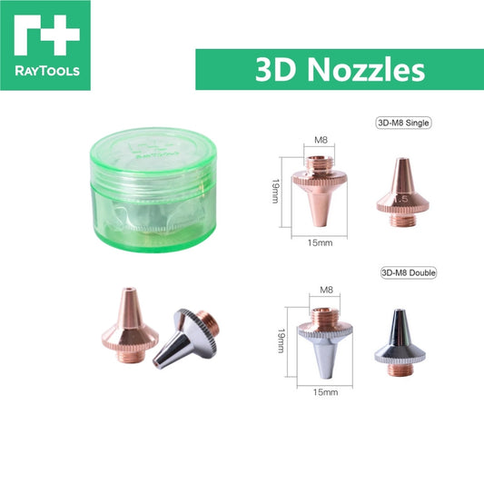 Raytools Original Single/Double Layer 3D Nozzle D15*M8